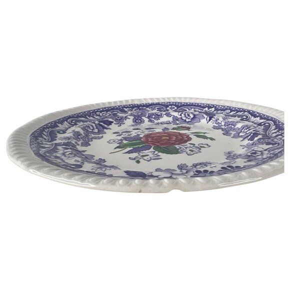 2 Spode Copeland Mayflower Bread & Butter Plates Floral Set 6.5” Made England - Picture 5 of 7